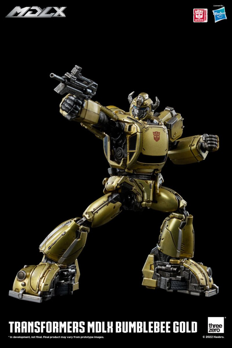 threezero Transformers MDLX Bumblebee Limited Gold Edition